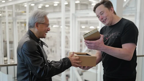 jensen Huang Elon Musk