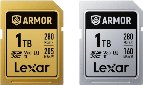 karta pamieci Lexar Armor Gold Silver Pro