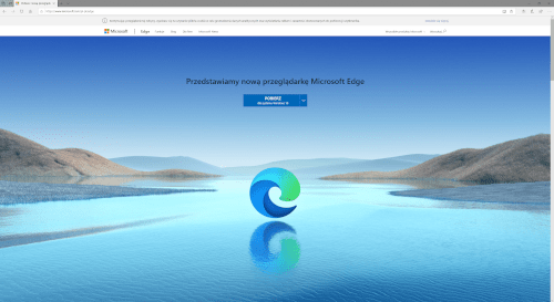 Przeglądarka internetowa Microsoft Edge